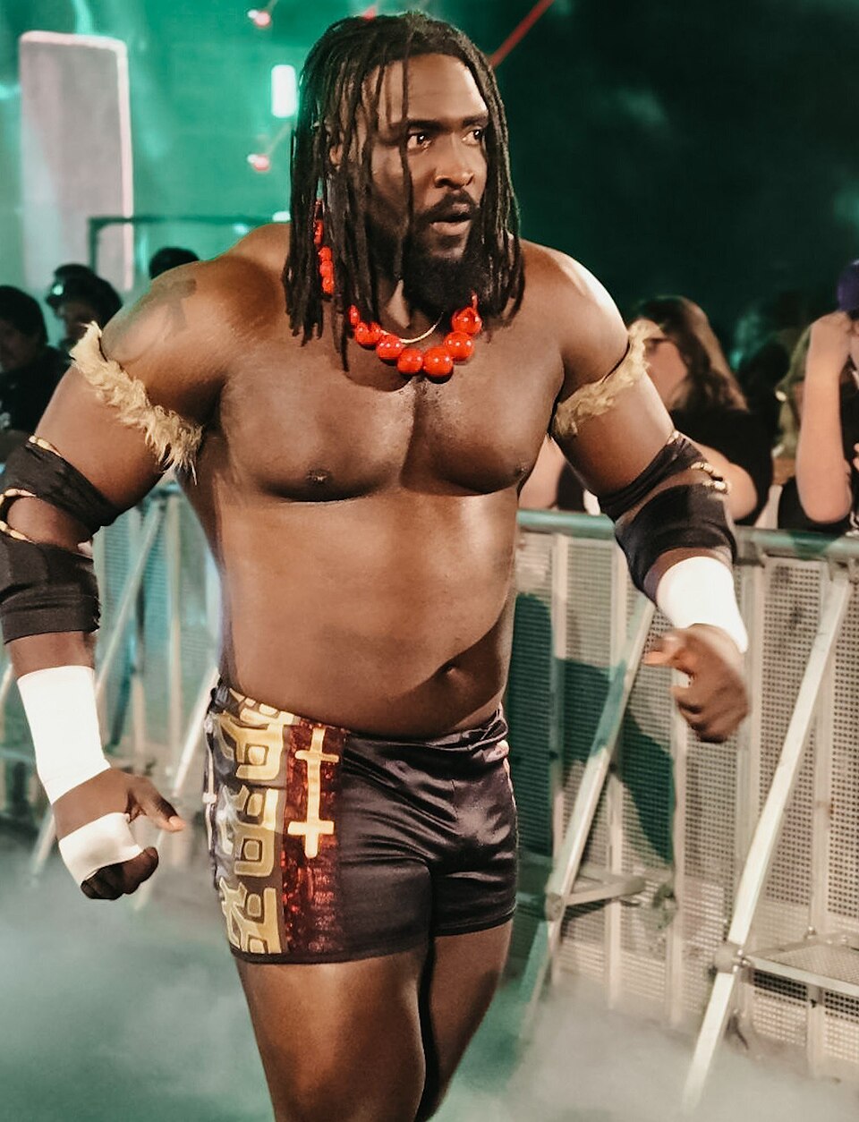 Oba Femi, Catcheur