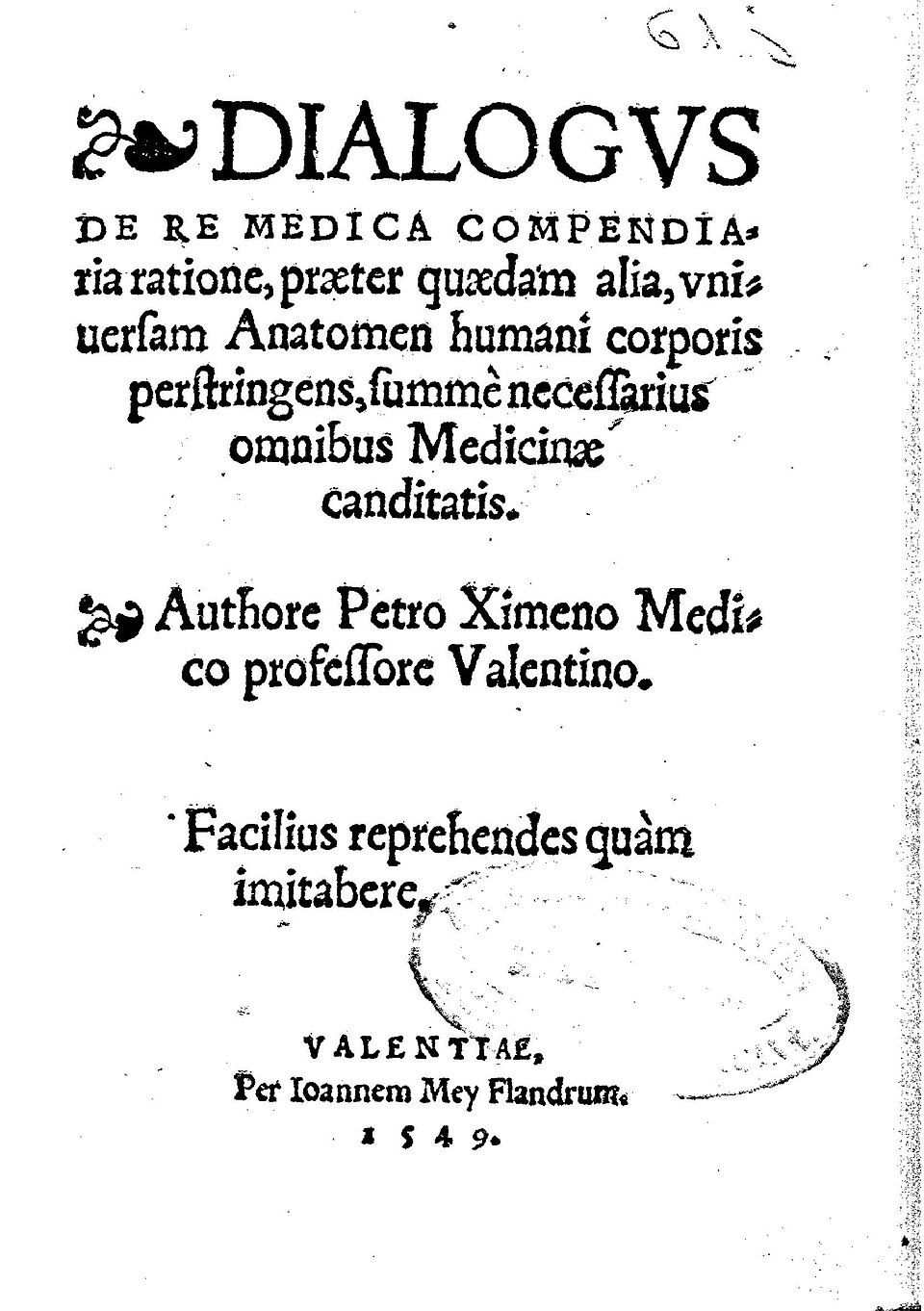 Pere Ximeno, Scientifique